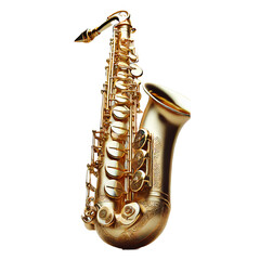 Naklejka premium Saxophone cutout