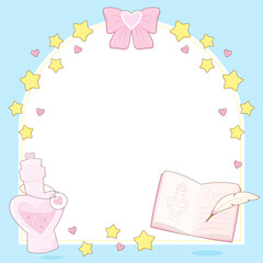 blue love potion class frame 1