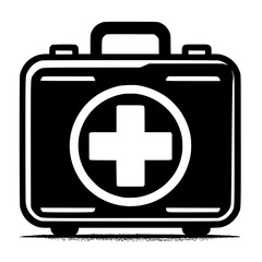 Fototapeta premium Professional Hospital-Themed Icons for Healthcare Projects