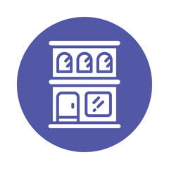 Hotel  vector Glyph Circle Icons...  .. Eps 10 file