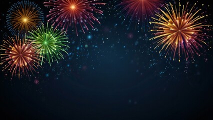 Fototapeta premium fireworks in the night sky