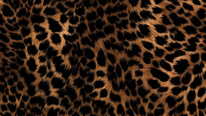 leopard, wild cat fur texture, spots, fluffy background, modern design