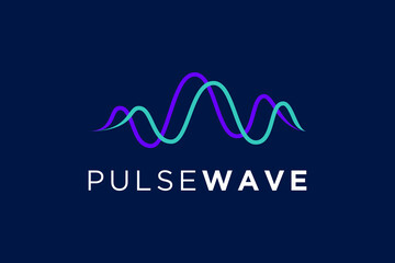 Pulse Wave Logo Design Inspiration.