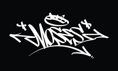 MOSES graffiti tag style design