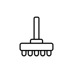 Cleaner tool outline icons, minimalist vector illustration ,simple transparent graphic element .Isolated on white background