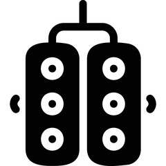 Simple vector icon traffic light