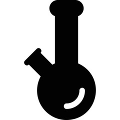 Simple vector icon smoking pipe