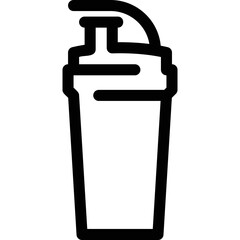 Simple vector icon sports shaker