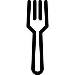 Simple vector icon fork