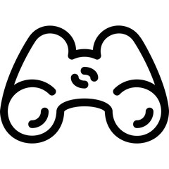 Simple vector icon binoculars