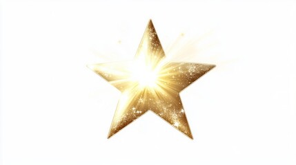 Obraz premium Golden Star Graphic Design Element