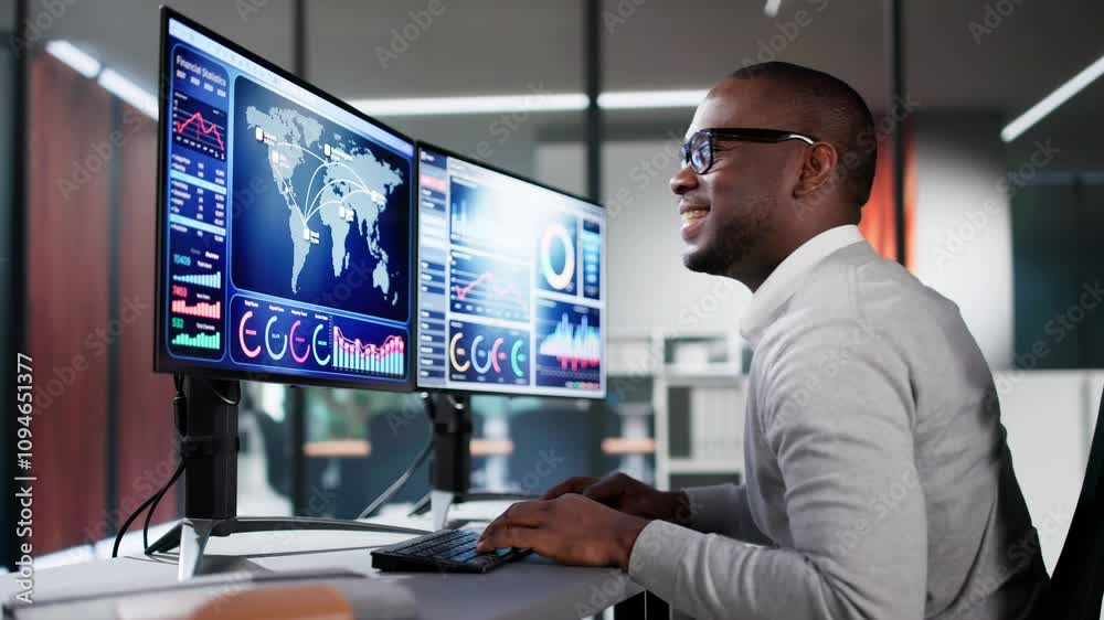 Aufkleber Data Analyst Using Data Analytics KPI