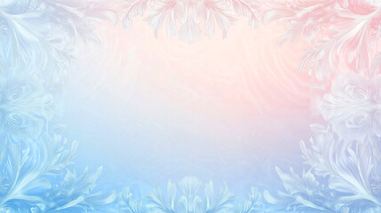 霜の結晶のイメージの背景素材