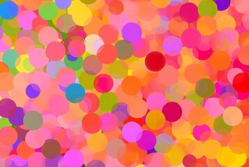 Abstract Rainbow Colors distributed in an abstract non linear fa