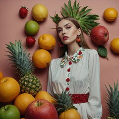 Create a fashion line inspired by different fruits.


