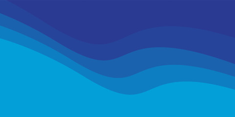 Blue wave background. Vector illustration