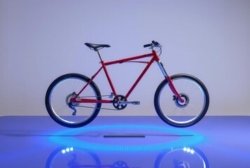 _ . Superconductor Levitation Bike Levitates above a superconduc