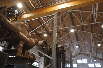 Old machinery in a store