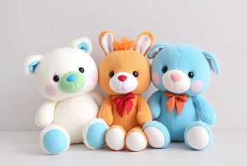 Plush Toys Soft stuffed animals for cuddling ;