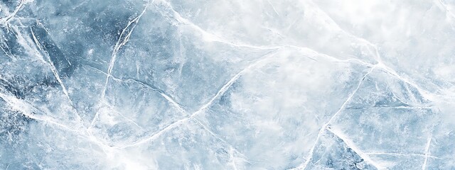 Obraz premium acks. Winter seasonal background, mock up, flat lay, ice texture