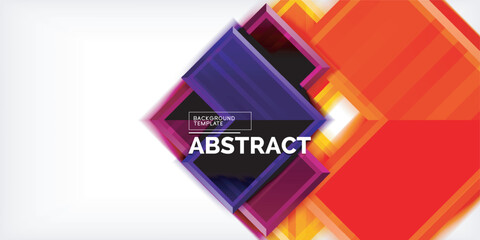 Arrow symbols created with 3d effects and line texture geometric abstract background