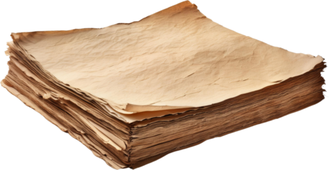 Antique Paper Stack Aged Grunge Texture History Vintage Old Book Manuscript Document Parchment