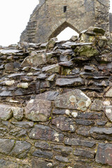 Old monastery ruin Talley Abbey in Talley, Wales, UK