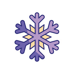 Snowflake vector icon