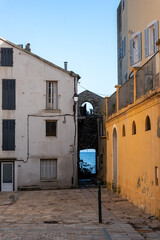 narrow street country