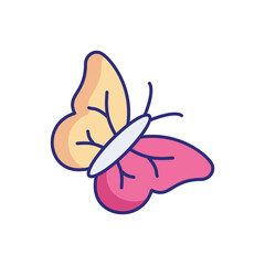 Butterfly vector icon