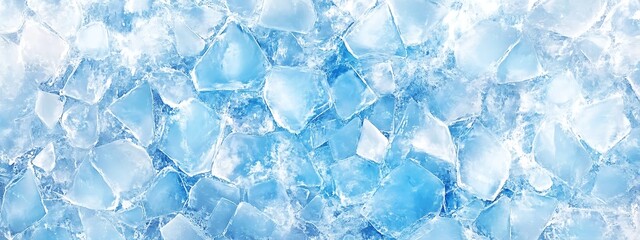 acks. Winter seasonal background, mock up, flat lay, ice texture