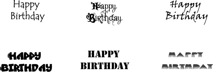 happy birthday, party, calligraphy, poster, illustration, text, lettering, typography, birthday, art, 