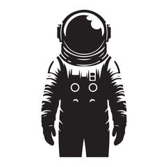 Astronaut vector silhouette Sh