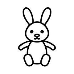 Obraz premium Easter Bunny toy Icon