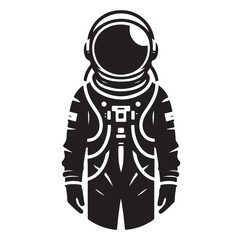 Astronaut vector silhouette Sh