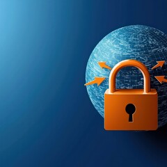 Enhancing cross-border data security global perspective infographic digital realm informative data privacy insights