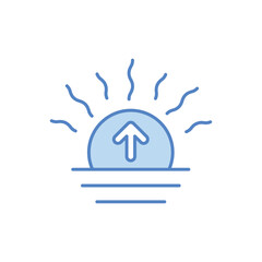 Sunrise vector icon