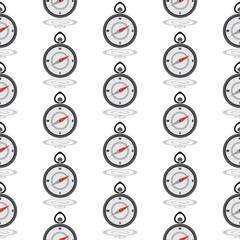 Naklejka premium compass isolated on white