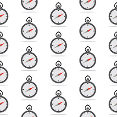 Naklejka premium compass isolated on white