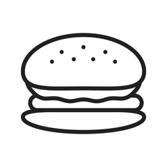 Fast Food Icon vector image. Suitable for use on web apps, mobile apps, and print media.