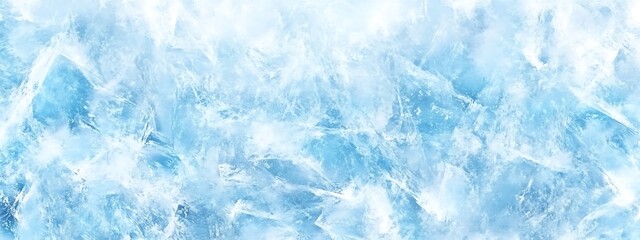 Obraz premium acks. Winter seasonal background, mock up, flat lay, ice texture