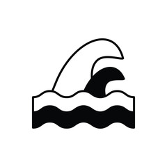 Ocean Wave vector icon