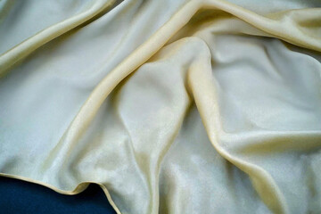 布の素材画像（シルク）