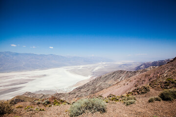 Panoramic view of Death Valley National Park , Nevada , USA