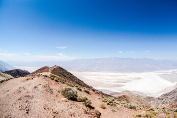 Panoramic view of Death Valley National Park , Nevada , USA