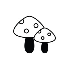 Mushroom vector icon