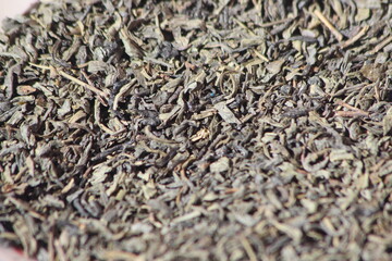 Tea Leaves Closeup