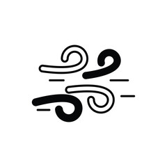 Wind vector icon