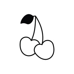 Cherries  vector icon