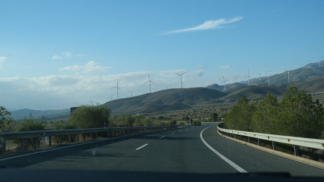 windmills park in the North of Spaine